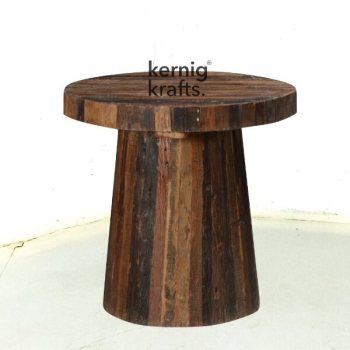 BART77681 Sleeper Wood Djembe Bar Table