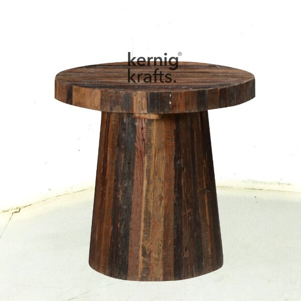 BART77681 Sleeper Wood Djembe Bar Table
