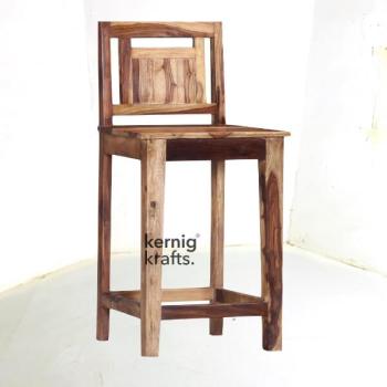 BCHM09839 Indian Rosewood High Bar Chair