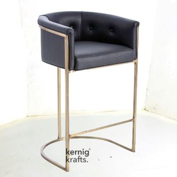 BCHM62689 Modern Upholestry Metal Bar Chair 