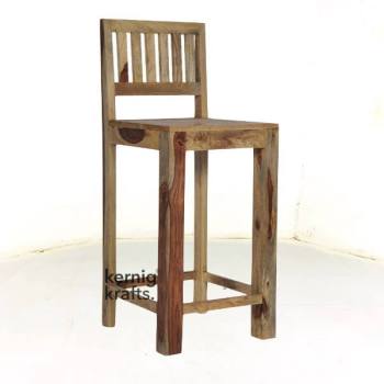 BCHM85385 Indian Rosewood High Bar Chair