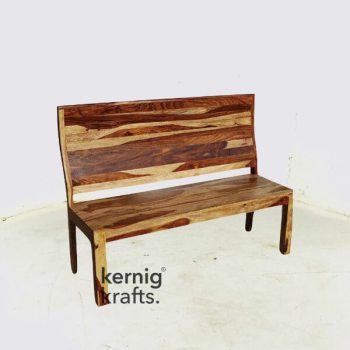 BENC08471 Indian Rosewood Solid Wood Natural Bench