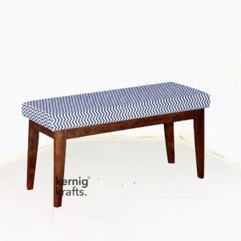BENC72320 Classic Rosewood Upholestered Bench 