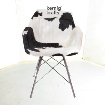 CHAM07059 Hair On Frame With Leather Cladding Supreme Chair