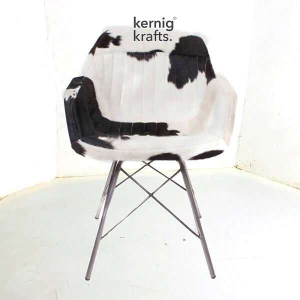 CHAM07059 Hair On Frame With Leather Cladding Supreme Chair