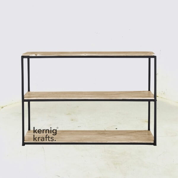 CONS89687 Minimalistic Industrial Storage Unit Console