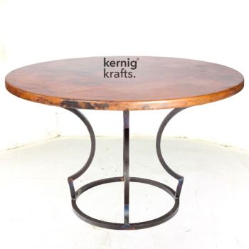 DINT02204 Art Deco Rustic Cafe Metal Table