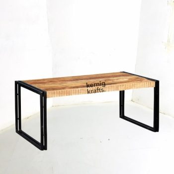 DINT09326 Minimal Intervention Theme Industrial Dining Table