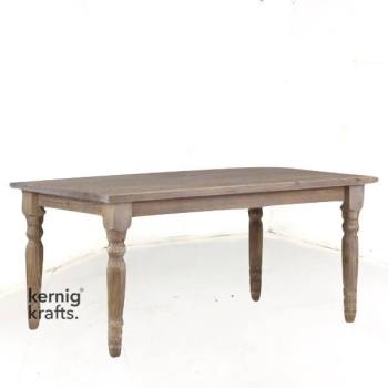 DINT33980 Rosewood Classic Indian Rustic Restaurant Dining Table