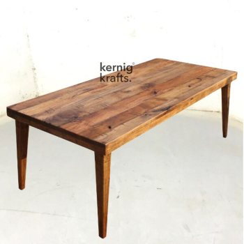 DINT51699 Solid Wood Natural look Reclaimed Dining Table