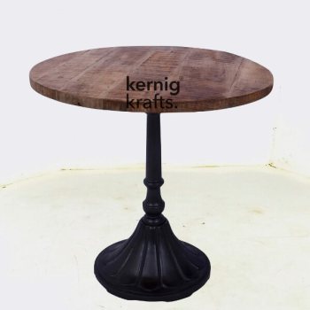 DINT60584 Candle Style Heavy Cast Iron Restaurant Table