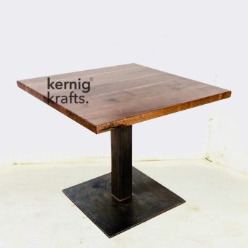 DINT66609 Cafeteria Steel Base Table