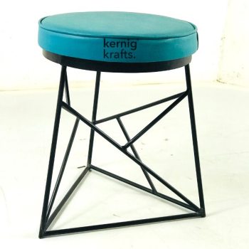 STUL11945 Upholestry Top Metal Stool