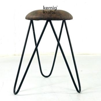 STUL29152 Upholestry Top Metal Stool