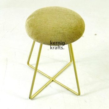 STUL92753 Upholestry Top Metal Stool