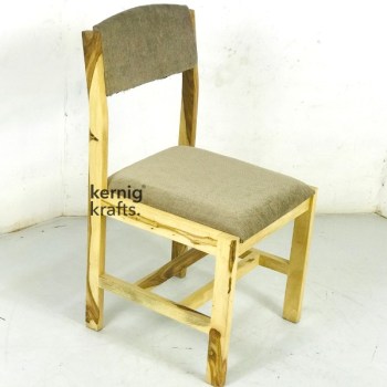 CHAM23665 Hand Made Cushion Indian Wooden Chair