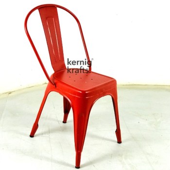 CHAM73083 Cello Tolix Chair With Metal Seat