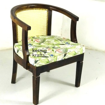 CHAM73717 Rosewood Teak Wooden Premium Lounge Chair