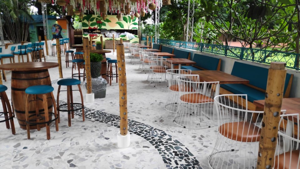 Furniture for Secret Garden at Mundhwa Pune made by kernig krafts furniture jodhpur. - Shishir Agrawal, Partner, Kernig Krafts