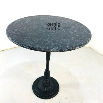 BART78928 Cast iron Bar Table With Granite Top