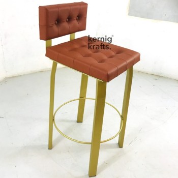 BCHM41347 Electroplated Cushion bar Chair