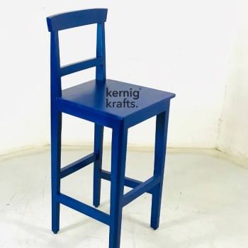 BCHM67570 High Back Wooden Duco Finish Bar Chair