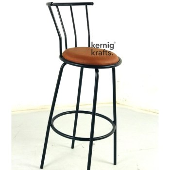 BCHM82028 Compact Bar Chair Metal and Upholstered Seat