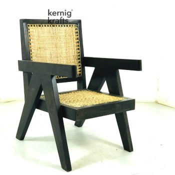 CHAM37872 Rosewood Chair With Bamboo Canning