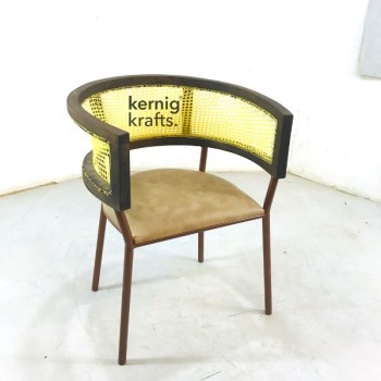 CHAM39048 New Design Chair With Canning and Metal Frame