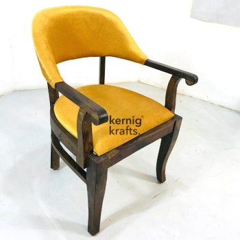 CHAM98210 Classic Rosewood Upholestered Chair