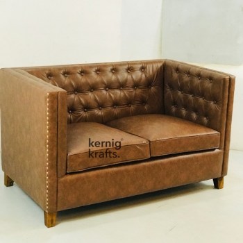 SOFA13237 Contemporary Design Two Seater Sofa with Tufted Back