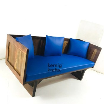 SOFA49002 Three Seater With Cushion Wooden Sofa