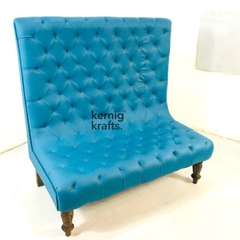 SOFA68567 High Back Two Seater Sofa With tufted Back