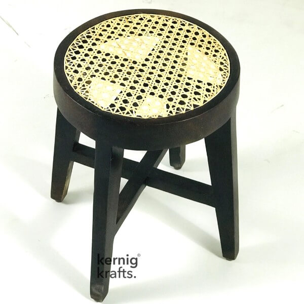 STUL59947 Rosewood Cafe Stool With Bamboo Canning