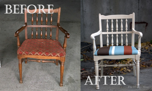 before and after chair decoration renovation update look furniture