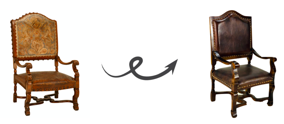 refurbished chair vintage contemporary wood furniture