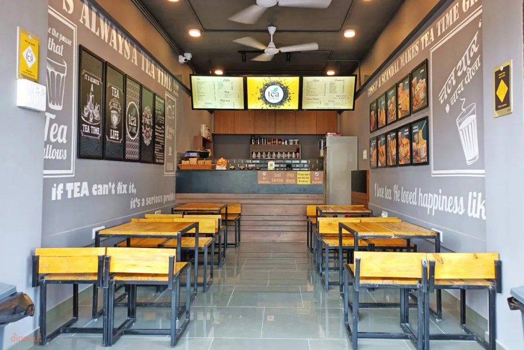 TEA POST, DUBAI Cafe based furniture exported by kernig krafts jodhpur 