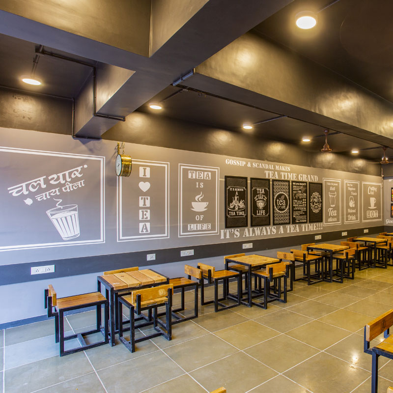 TEA POST, DUBAI Cafe based furniture exported by kernig krafts jodhpur 