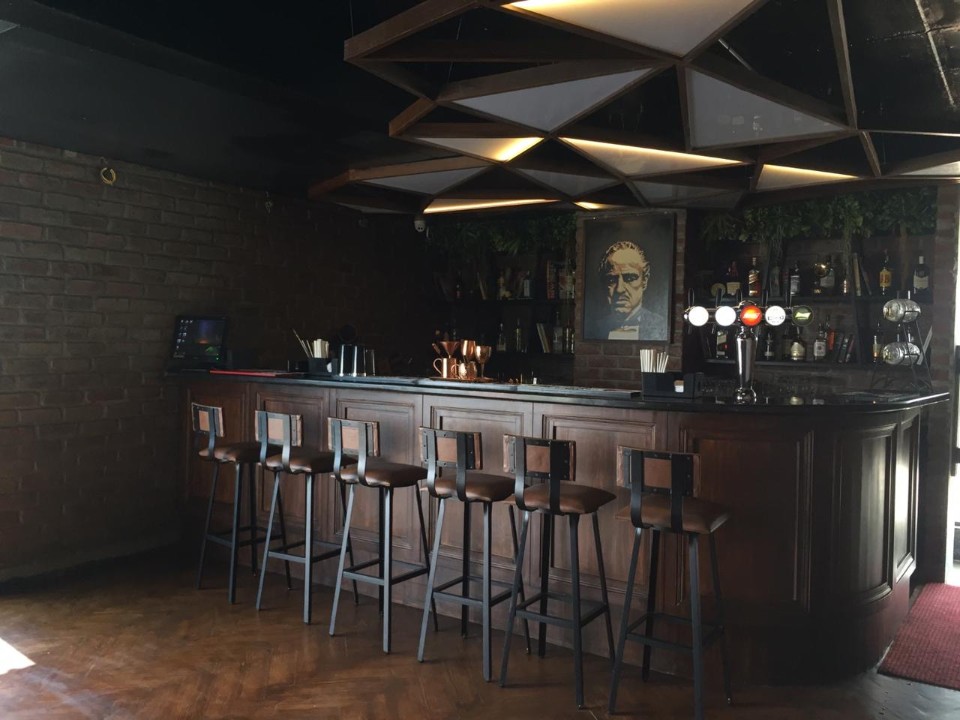  Geomatry Gastropub, Bengaluru bar furniture manufactured by kernig krafts jodhpur 